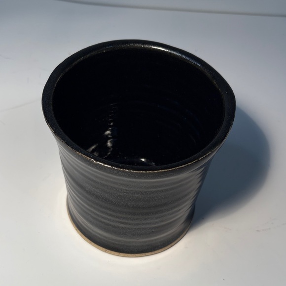 Other - New Handcrafted Elegant Black Pottery Pot/Planter